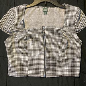 Black n White Wild Fable Top
